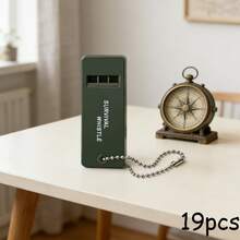 High Frequency Survival Whistle, Rescue Whistle, Emergency Whistle, High Pitch High Frequency Earthquake Rescue Whistle, Essential For Everyone, Perfect For Outdoor Hiking, Camping Emergencies, Best Christmas Gift, Suitable For Outdoor Camping, Hiking, Boating, Hunting, Fishing, Backpacking, Kayaking, Rescue Signal Whistle, Gift, , Travel - Green - View 12