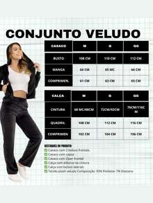 Women's Comfortable Plush Velvet Jacket And Pants Set With Hood And Zipper - Casual - 藏蓝色 - 查看 4