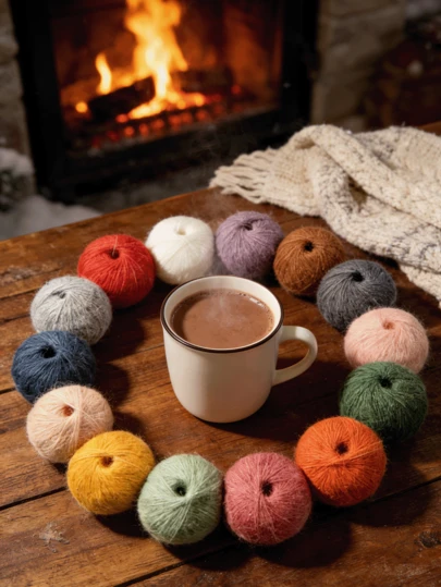 50克内含3团渐变染色马海毛纱线，斑马纹纱线球，手工DIY材料，用于编织时尚镂空毛衣、围巾、帽子和女士披肩。