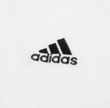 Áo polo nam tay ngắn thêu logo Adidas, màu trắng. - trắng - Xem 3