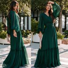 Váy bồng bềnh cho nữ kèm chân váy bồng bềnh - Màu xanh lá cây đậm - Xem 1