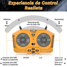 Kids Remote Control Construction Vehicles - Black - View 7