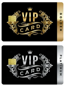 1张黑金VIP信用卡装饰贴纸，PVC材质，创意个性化超薄炫酷防指纹耐用信用卡保护贴，高品质，防刮擦，男女通用，适用于小型芯片卡、银行卡、信用卡、交通卡、学生证等。可用于DIY装饰，也可用于名人社交入场券和其他奢侈品配件。 - 彩色 - 查看 24