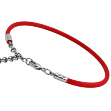 Red Thread Bracelet For Luck And Protection, Satin Cord, Adult, Children's And Baby Sizes, With Adjustable Clasp. - Đỏ - Xem 4