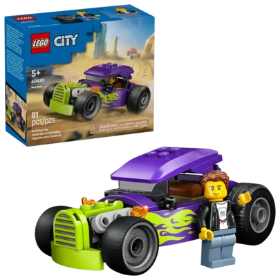  LEGO City - 60485 Blazing Car Building Block Set - Room & Home Decor, Perfect Birthday Gift For Kids