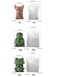 Velas aromáticas con diseños de animales lindos para el Día de San Valentín, con múltiples estilos. Decoración para fiesta del Día de San Valentín, regalo romántico para confesión, decoración del hogar y ornamentos para interacción romántica de parejas