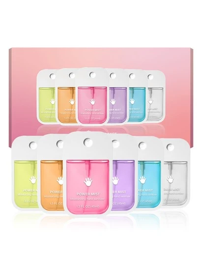 1 Piece/6 Pieces 45ml Multi-Functional Portable Hand Spray. Gentle Cleaning, Keeps Hands Clean, Portable Quick-Drying, Moisturizes And Protects Cracked High Heels. Fresh Fragrance, Comprehensive Protection, Suitable For Dining Out, Pet Interaction, Outdoor Activities, Public Transportation, And Back-To-School Use (Designs Vary)