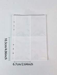 1个A5透明PVC拉链活页夹，含替换内页 - DIY集换式卡牌相册、手工收纳盒、剪贴簿用品、文具配件 - 黃色 - 查看 15