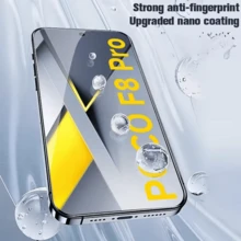 Bộ 4 miếng dán màn hình cho Poco C85 4G/Poco X7 Pro/Poco F8 PRO/F8 Ultra, kính cường lực độ cứng 9H, màng bảo vệ 3D HD trong suốt chống trầy xước không bọt khí, kính cường lực bảo vệ ống kính camera. - Trong sáng - Xem 6