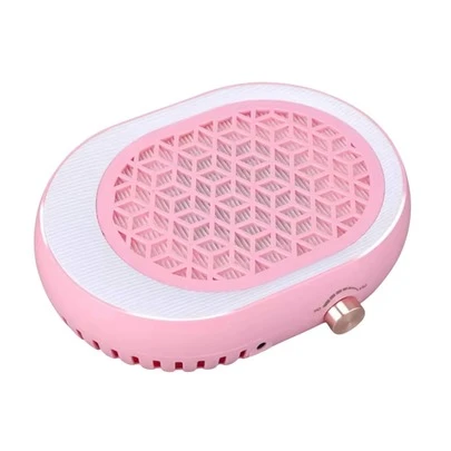 Aspirador Coletor de Pó CS808-1 Profissional 4500RPM Bivolt Manicure Estética Unhas Gel - ROSA