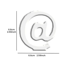 1pc Multicolor Acrylic Decorative Letter - A Vibrant Modern Home Decor Accent, Perfect For Displaying Initial Letters Or Inspirational Words