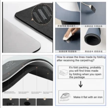 The 1pc Kitchen Is A Protective Pad For The Heart Of The Family, With Anti-Scratch, Anti-Fouling, And Water Absorption Functions. Suitable For Pot Cover, Ironing Board, Coffee Machine And Other Household Appliances. Home Kitchen Decoration Diatom Ooze Mat, Holiday Party, Couple Gift And Best Gift For Friends. It Is Easy To Clean And Does Not Require Electricity. - Multicolor - View 3