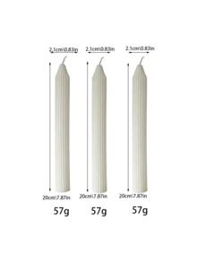 3件套/6件套长形蜡烛，多种款式可选，适用于家居氛围装饰、生日、婚礼、节日、礼品蜡烛以及各种节日场景的通用蜡烛。