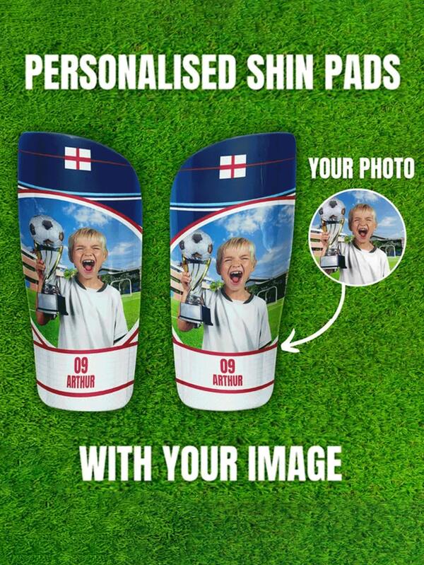 واقيات الساق لكرة القدم مخصصة للمباريات والتدريب، تخصيص الفريق، هدية أساسية، مصنوعة من مادة PBT