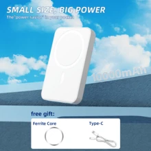 XBJ Pin dự phòng không dây từ tính 3 trong 1 10000mAh. Sạc dự phòng siêu mỏng, sạc không dây di động, tương thích với iPhone 16/15 Pro Max/14 Pro/13/12 và các điện thoại Android S, sạc nhanh 22.5W, pin từ tính, trạm sạc, sạc di động này được trang bị giao diện Type-C. Đây là pin dự phòng mini lý tưởng cho du lịch ngoài trời và dự phòng khẩn cấp, thích hợp cho kỳ nghỉ đông, du lịch/cắm trại ngoài trời và nguồn điện dự phòng khẩn cấp, quà tặng cho gia đình, bạn bè, quà sinh nhật, quà tặng cắm trại ngoài trời. - Nhiều màu - 10000mAh Không dây Từ tính - Xem 12