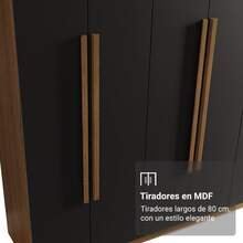 Bedroom Armoires - Brown/Black/Brown - View 5