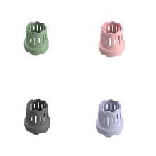 Soporte de secado independiente de silicona con múltiples ranuras para tazas y botellas - Diseño de flujo de aire Soporte de secado de botellas de agua para vajilla lavada a mano, artículos esenciales de cocina, artículos esenciales de dormitorio universitario, almacenamiento de armario, estantes de pared, soporte de cepillos, artículos esenciales de viaje, regalo del Día de San Valentín - Multicolor - Ver 8