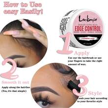 LOCKMIO Women's Hair Wax, Natural Styling Wax Stick, Smooth Styling Wax, Hairline & Edge Control Gel And Styling Accessories - L-75g-wax-30g-gel-pink-8pcs - View 10