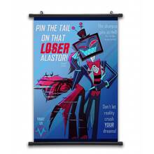Vox Hzbin Hotel, Habzin Hotel, Peripheral Products, Hasbin Hotel, Alastor, Alastor, Anime Poster Wall Scroll Poster For Room Decor 40*60 Cm, Gift For Girls And Fans // Gothic, Emo, Dark Fantasy, Avant-Garde, Alternative, Cosplay, Harajuku - Multicolor - View 4