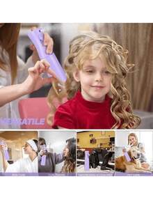 6-Piece Set/Hair Care Tool Set, Including Cartoon 3D Relief Sticker, Ultra-Fine Spray Continuous Spray Bottle (6.8 Ounces/200 Ml), Square Cartoon Bubble Ball Comb, And Edge Brush Brush. - Multicolor - View 7