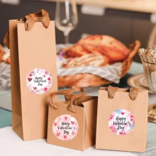 JOERBABU the little kangaroo Bobbie 500pcs/Roll Heart Shaped Stickers, Ideal For Gift Decoration. Happy Valentine's Day, 8-10 Assorted Designs, Size: 2.5 Cm / 1.0 Inch. Suitable For Small Gifts, Packaging Bags, Gift Decoration, Etc. - Multicolor - View 6