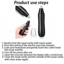 ONEEKA Electric Nose & Ear Trimmers - Black - View 5