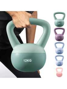 Fitness Soft Kettlebell,Kettlebell Anti-Slip Grip Weight For Home Workouts, Kettlebells Set Strength Gym Exercise - Green-12kg - View 2