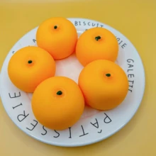 1pc Creative Peeled Orange Squeeze Toy, Stress Relief Squeeze Toy, Prank Gag Toy