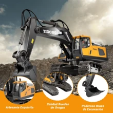 Kids Remote Control Construction Vehicles - Black - View 8