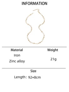 Flower Decor Long Necklace Valentines,Mom,Mother,Mother's Day,Gift - Rose Gold - View 4