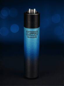 Christmas Clipper MAXI Lighter Casino Night & Black Gradient Models | Refillable, Collectible, Replaceable Flint And Tamper. Christmas Gift, Kitchen Lighter, BBQ, Camping - 4 黑色漸層 MAXI - 查看 4