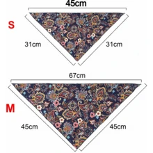 1 pieza Pañuelo triangular vintage para mascotas, babero a cuadros para perros, pañuelo/bandana de estilo escocés suave y cómodo para perros, babero de poliéster para gatos, accesorio de fotografía, babero impermeable contra la baba, adecuado para todas las estaciones, también como regalo - Multicolor - Ver 4