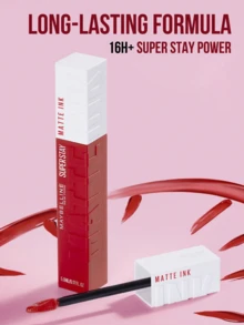 Maybelline 美寶琳 Super Stay 霧面液態唇膏 #117N 5ml，超高顯色度，長效持妝，濃郁霧面妝感，易於唇部輪廓勾勒，淡淡香草味，易於塗抹，適合所有膚色 - 美寶蓮巨持色 霧面液體唇膏 117N - 查看 9