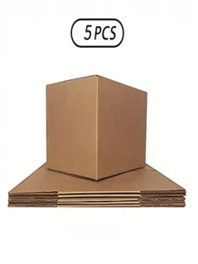 Scatole regalo in carta kraft marrone, scatole di immagazzinaggio rettangolari, adatte per compleanni, vacanze e confezioni regalo. Sono durevoli e molto richieste, con sostenute. - Castano - Visualizzare 8
