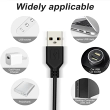 1 Bộ đèn LED dây có USB, điều khiển từ xa IR 44 phím, nhiều chế độ chiếu sáng và màu sắc có thể điều chỉnh, mặt sau có keo dán, thích hợp cho lễ hội, phòng ngủ, TV, đèn nền máy tính trang trí - Nhiều màu - Xem 3