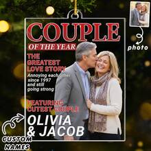 F-valentine's Day Magazine Commemorative Ornament