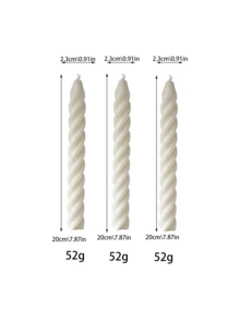 3件套/6件套长形蜡烛，多种款式可选，适用于家居氛围装饰、生日、婚礼、节日、礼品蜡烛以及各种节日场景的通用蜡烛。