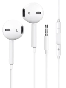 Compatible Wired Earphones, Type-C Interface In-Ear Earbuds, 3.5mm Round Plug, USB-C Earphones, In-Ear Audio Headphones, Support Call And Music, Stereo Bass, In-Ear Headphones, Compatible With IPad/PC - 白色 - 查看 15