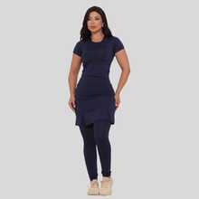 Christian Fashion Fitness Set With Pockets For Gym Workouts - 藏蓝色 - 查看 3