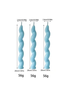 3件套/6件套长形蜡烛，多种款式可选，适用于家居氛围装饰、生日、婚礼、节日、礼品蜡烛以及各种节日场景的通用蜡烛。