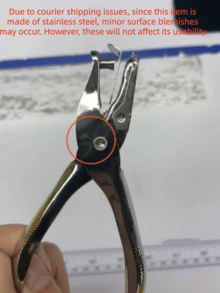 一套3毫米和6毫米单孔打孔器，可打穿8张纸，金属手持式打孔器，适用于办公用品、工艺纸、礼品标签、服装标签、收缩膜等，颜色随机。 - 彩色 - 查看 10