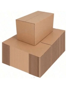 20个13x8.5x7.5英寸棕色瓦楞纸邮寄盒，小型企业礼品和运输包装用品 - 棕色 - 查看 1