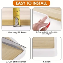 5米 x 18毫米 U型自粘封边条，家具保护边条，自粘U型封边条，边缘保护密封条