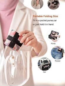 1pc Foldable Shopping Bag, Reusable Grocery Tote Bag, Large Capacity Portable Folding Bag, Waterproof Sports Travel Bag, Lightweight Handheld Gym Bag - Multicolor - View 6