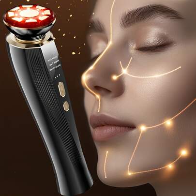 Rechargeable Women's Skincare And Beauty Equipment, Professional SPA Skincare And Beauty Products, Three Skincare And Beauty Modes, Multifunctional Skincare, Fast V-Shaped Facial Small Device, Suitable For Shallow Use On The Face And Neck, Skin Care Process Enhancer, Handheld Home Beauty Device, Popular Holiday Gifts