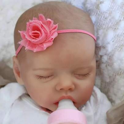 DREAMYDOLLY Reborn-Baby Dolls 17 Inch Reborn Dolls Realistic Newborn Baby Dolls Soft Body Poseable Full Vinyl Body Like A Lifelike Baby With Feeding Kit Gift Box For Kids  Christmas Decoration Christmas Gift