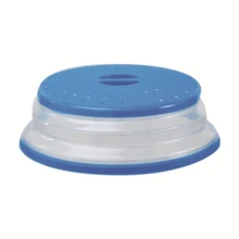 1 Piece Silicone Microwave Splatter Cover, Microwave Food Fruit Strainer Lid, Microwave Food Lid, Microwave Plate Lid, Microwave Lid, Essential Kitchen Item, Dishwasher , Upgraded Foldable Microwave Lid, Ventilated Folding Microwave Tray Lid, Microwave Splash Guard, Vegetable And Fruit Washing Basket, Multi-Functional Kitchen Tool - Multicolor - View 11