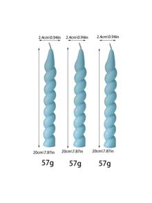 3件套/6件套长形蜡烛，多种款式可选，适用于家居氛围装饰、生日、婚礼、节日、礼品蜡烛以及各种节日场景的通用蜡烛。