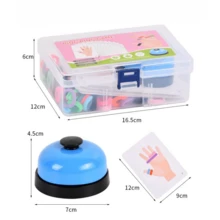 兒童益智玩具：拋環遊戲,彩色拼圖卡片,親子互動 - 彩色 - 查看 4