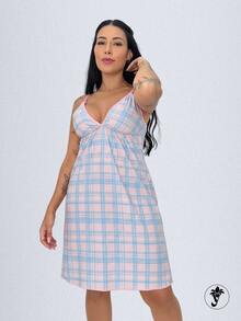 Women's Nursing Nightgown With Adjustable Straps, Comfortable Maternity Pajamas, Soft Sleepwear For Maternity And Postpartum. - 彩色 - 查看 4